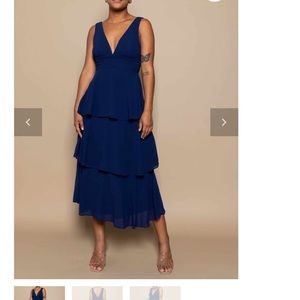 MIDI dress size L (runs small) from primp boutique. Worn once.